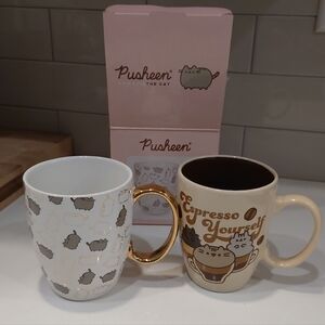 Set of Pusheen Mugs Cute
